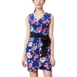 Yumi Kim Meadowsweet Faux Wrap Dress - Silk Watercolor Floral